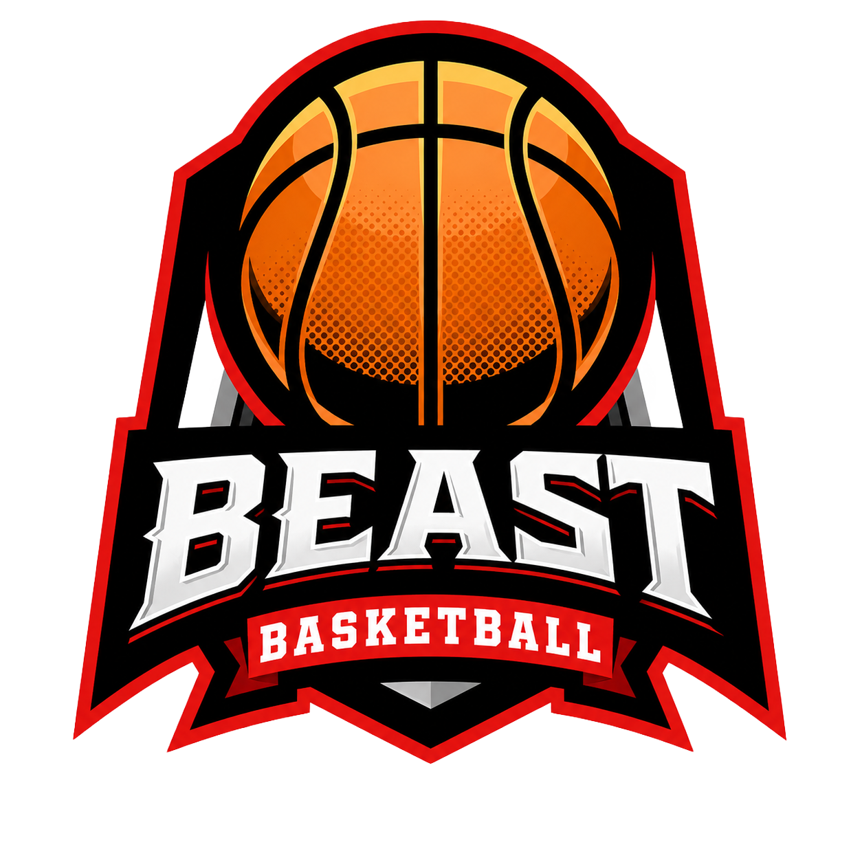 Beast Basketball badge logo